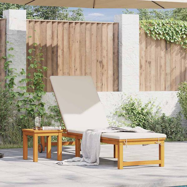 vidaXL Leh&aacute;tko 2 pcs Hned&aacute; Pevn&eacute; ak&aacute;ciov&eacute; drevo