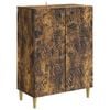 vidaXL Serv&iacute;rovacia skriňa Dymov&yacute; dub 66 x 34,5 x 90 cm