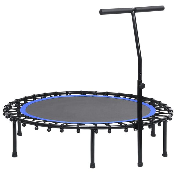 vidaXL Fitness trampolína s rukoväťou a bezpečnostnou podložkou 122 cm