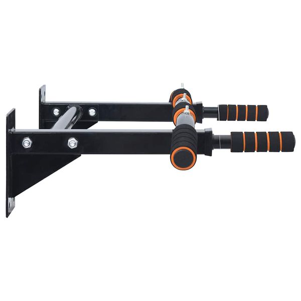 VidaXL Hrazda Čierna a červená 92 x 51 x 18 cm Povrchovo upravená oceľ