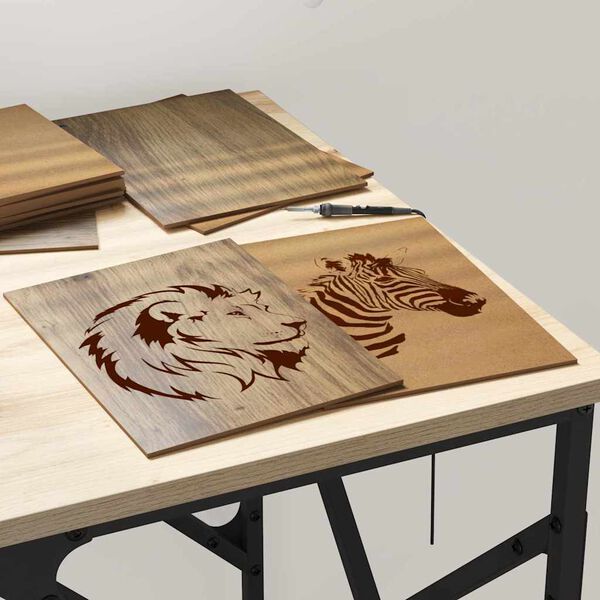 vidaXL Dekoračné panely 12 pcs dub artisan 15 x 21 x 0.3 cm