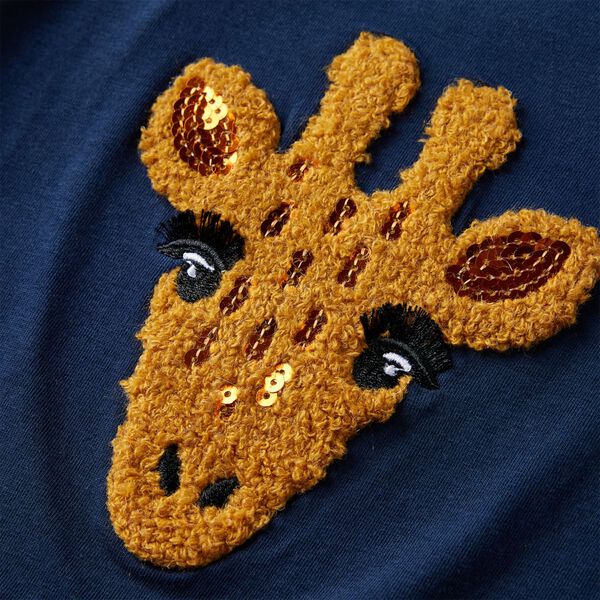 Detsk&eacute; tričko s dlh&yacute;mi ruk&aacute;vmi n&aacute;morn&iacute;cke modr&eacute; 104