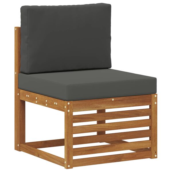 vidaXL Z&aacute;hradn&aacute; s&uacute;prava gaučov s vank&uacute;&scaron;om 6 Kus Pr&iacute;rodn&aacute; a antracitov&aacute;