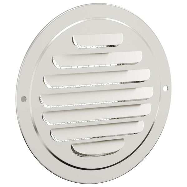 vidaXL Kryty vzduchov&yacute;ch ventil&aacute;torov 4 pcs Strieborn&aacute; 80 mm