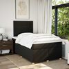 vidaXL Boxspring posteľ s matracom čierna 120x190 cm l&aacute;tka