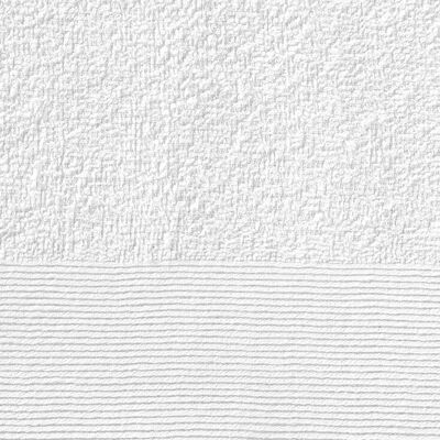 vidaXL Uteráky na ruky 10 ks, bavlna 350 g/m², 50x100 cm, biele