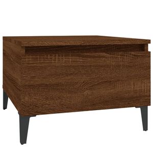 vidaXL Bočn&yacute; stol&iacute;k hned&yacute; dub 50x46x35 cm spracovan&eacute; drevo