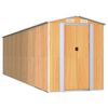 vidaXL Z&aacute;hradn&aacute; k&ocirc;lňa bledohned&aacute; 192x689x223 cm pozinkovan&aacute; oceľ