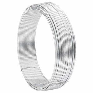 vidaXL Viazac&iacute; dr&ocirc;t na plot Strieborn&aacute; 25 m