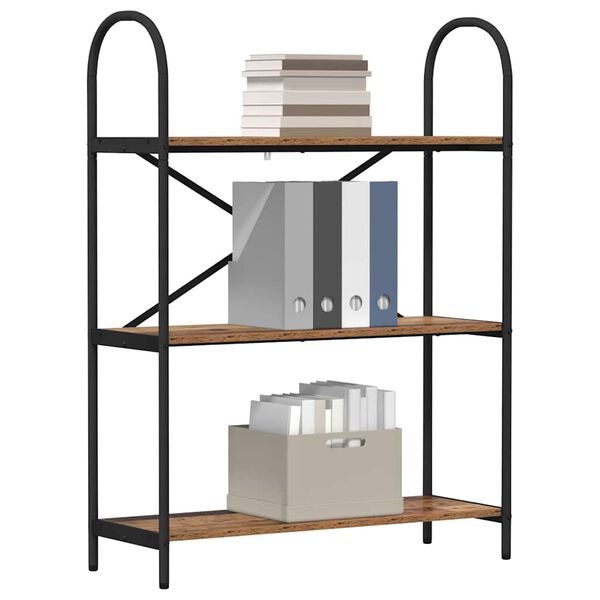 vidaXL Reg&aacute;l na knihy Star&eacute; drevo 80 x 30 x 109 cm Kompozitn&eacute; drevo