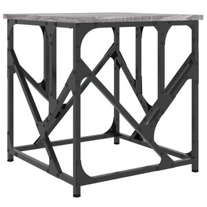 vidaXL Konferenčn&yacute; stol&iacute;k siv&yacute; sonoma 45x45x47,5 cm kompozitn&eacute; drevo