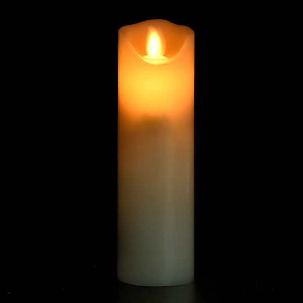 vidaXL Sada 5 elektrických LED sviečok s ovládaním, teplá biela