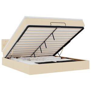 VidaXL Osmansk&aacute; posteľ s kr&eacute;mov&yacute;m matracom 180x200cm L&aacute;tka