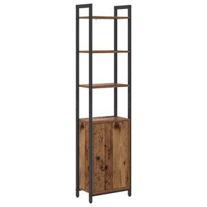 vidaXL Knižnica Star&eacute; drevo 40 x 24 x 161 cm Kompozitn&eacute; drevo