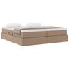 vidaXL Postel s &uacute;ložn&yacute;m prostorem a matrac&iacute; Kapuč&iacute;nov&aacute; 180 x 200 cm