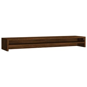 vidaXL Stojan na monitor hned&yacute; dub 100x24x13 cm spracovan&eacute; drevo