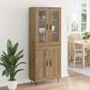 vidaXL Highboard Remeseln&yacute; dub 69,5 x 34 x 90 cm Kompozitn&eacute; drevo