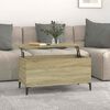 vidaXL Konferenčn&yacute; stol&iacute;k dub sonoma 90x44,5x45 cm spracovan&eacute; drevo