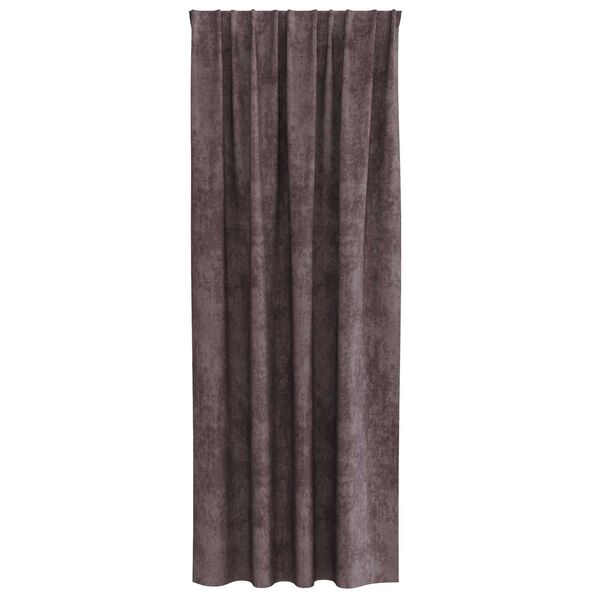 vidaXL Sametov&eacute; z&aacute;vesy so z&aacute;clonami 2 pcs Hned&aacute; 260 x 140 cm Zamat