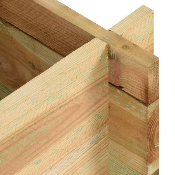 vidaXL Vyvýšený záhradný záhon, impregnovaná borovica 120 cm