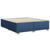 vidaXL Posteľn&yacute; r&aacute;m boxspring s matracom modr&yacute; 180x200 cm l&aacute;tka
