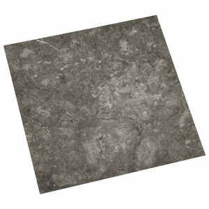 vidaXL Samo-lepiace podlahov&eacute; dosky Čierna a &Scaron;ed&aacute; 30,5 x 30,5 cm 20 ks