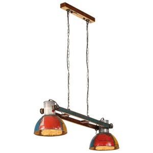 vidaXL Industri&aacute;lna z&aacute;vesn&aacute; lampa 25 W farebn&aacute; 111 cm E27