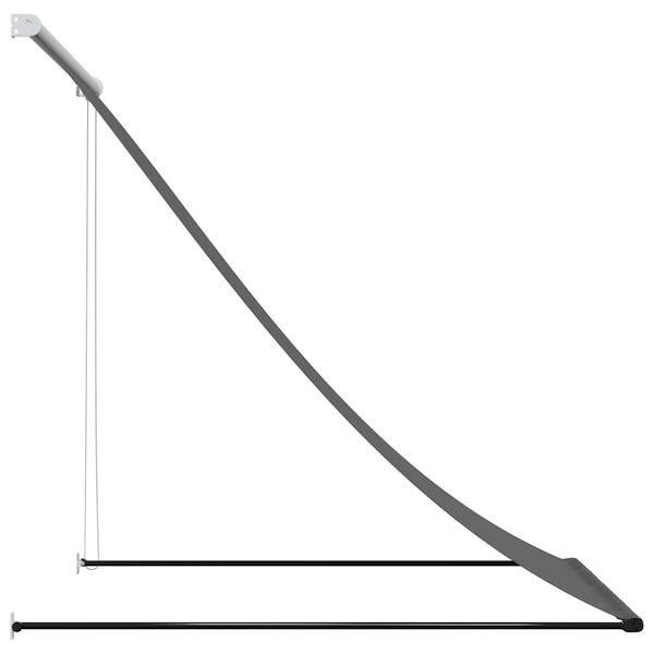 vidaXL Zaťahovacia mark&iacute;za antracitov&aacute; 100x150 cm l&aacute;tka a oceľ