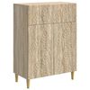 vidaXL Serv&iacute;rovacia skriňa Dub sonoma 66 x 34,5 x 90 cm