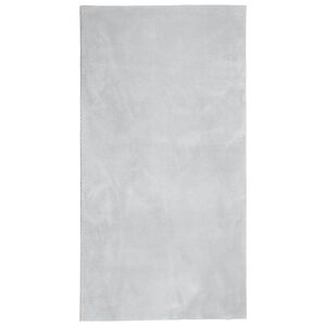 vidaXL Koberec HUARTE s kr&aacute;tkym vlakom um&yacute;vateľn&yacute; siv&yacute; 60x110 cm