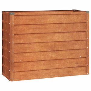 vidaXL Vyv&yacute;&scaron;en&yacute; z&aacute;hradn&yacute; z&aacute;hon, hrdzav&yacute; 100x40x77 cm, cortenov&aacute; oceľ