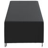 vidaXL Obal na leh&aacute;tko čierny 195x76x40/80 cm 420D oxford