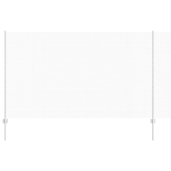 vidaXL Plot s podperou Siv&aacute; 1,4 x 25 m Ocel a PVC