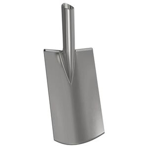 vidaXL Hlava lopaty Strieborn&aacute; 43 x 17 cm