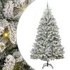 vidaXL Umel&yacute; vianočn&yacute; stromček 270 cm 300 LED Tepl&aacute; biela PVC a oceľ