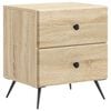 vidaXL Nočn&yacute; stol&iacute;k Dub sonoma 43 x 34,5 x 47,5 cm Kompozitn&eacute; drevo