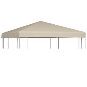 vidaXL Strie&scaron;ka na alt&aacute;nok 310 g/m&sup2; 3x3 m, b&eacute;žov&aacute;