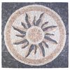 vidaXL Mozaikov&eacute; dlaždice so slnečn&yacute;m vzorom Viacfarebn&yacute; 120 x 120 cm
