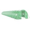 vidaXL F&oacute;liovn&iacute;k s oceľov&yacute;m r&aacute;mom zelen&yacute; 66 m&sup2; 22x3x2 m