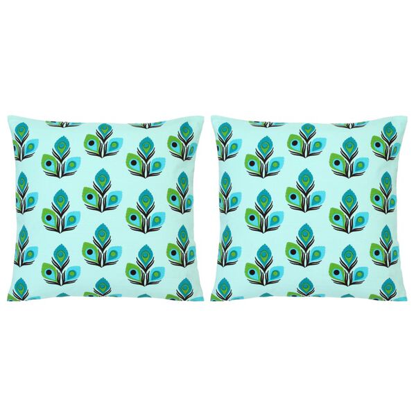 vidaXL Vankúše 2 ks viacfarebné 40x40 cm bavlna s potlačou