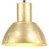 vidaXL Z&aacute;vesn&aacute; lampa 25 W, mosadzn&aacute;, okr&uacute;hla 28,5 cm E27