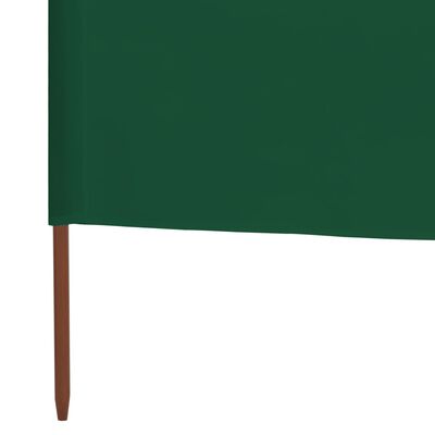 vidaXL 3-panelová zábrana proti vetru látková 400x160 cm zelená