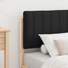 vidaXL R&aacute;m postele s čal&uacute;nen&yacute;m čelom Čierna 75 x 190 cm