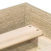 vidaXL Rám postele dub sonoma 200x200 cm