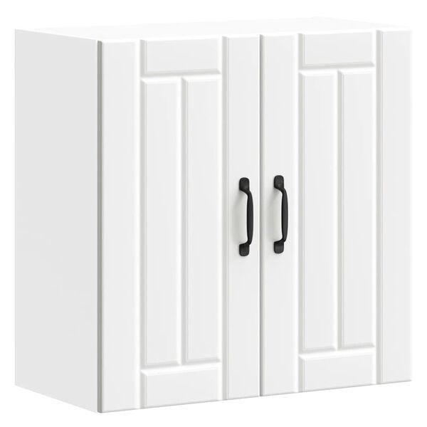 vidaXL Kuchynská nástenná skrinka Lucca, biela, kompozitné drevo