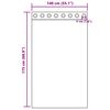 vidaXL Zatemňovacie z&aacute;vesy 2 pcs Svetlosiv&aacute; 140 x 175 cm Zamat