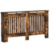 vidaXL Kryt radi&aacute;tora Dymov&yacute; dub 152 x 19 x 81,5 cm Kompozitn&eacute; drevo