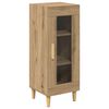 vidaXL Serv&iacute;rovacia skriňa Remeseln&yacute; dub 34.5 x 32.5 x 90 cm