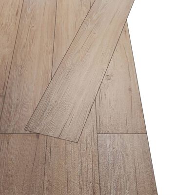 vidaXL Samolepiace podlahové dosky z PVC 5,02 m², 2 mm, hnedý dub