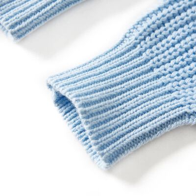 Detský sveter pletený modrý 92
